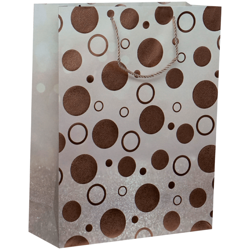 Pungi cadou cartonate cu snur 26x32x10 cm set 12 buc, Adison